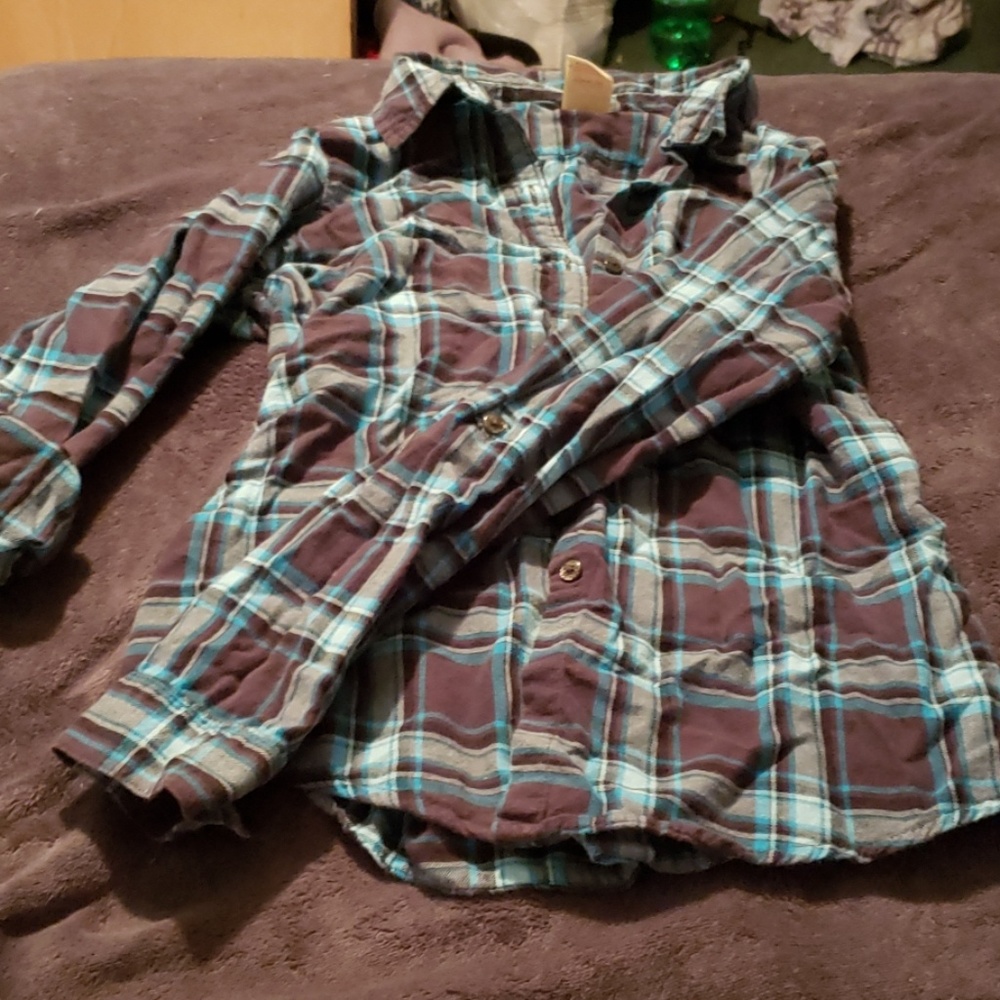 Girls button up